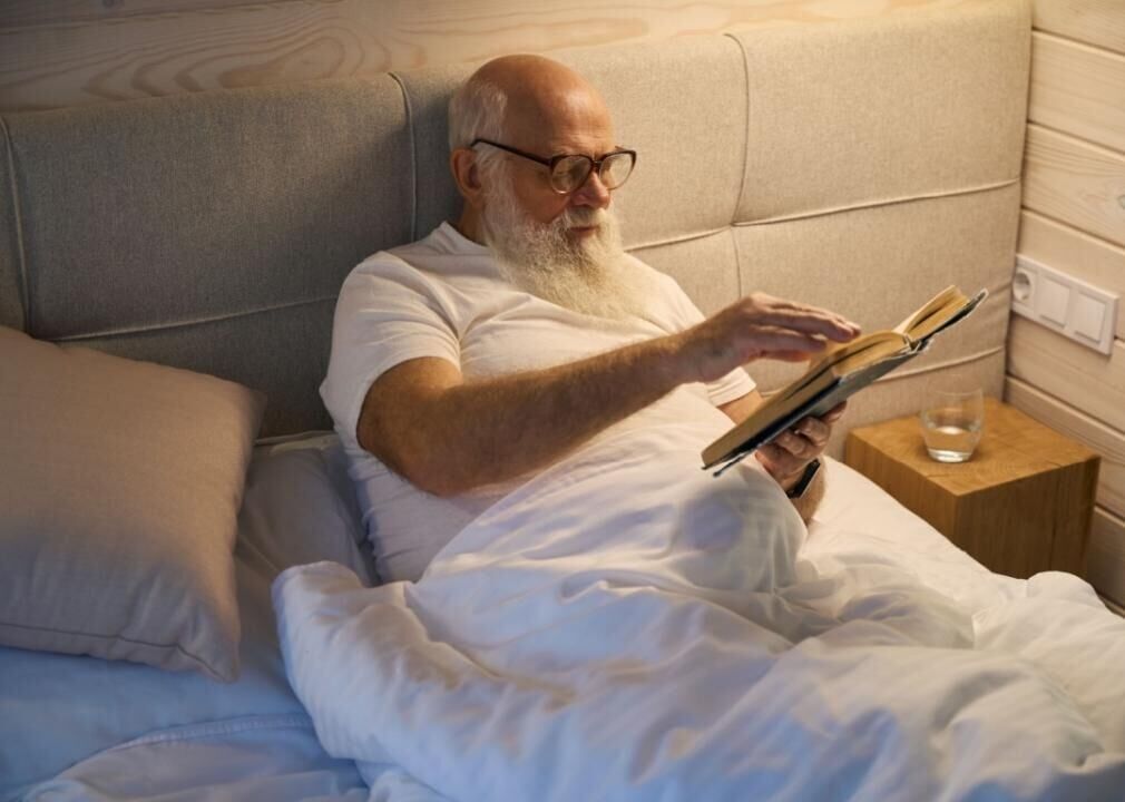 Limit interactive screen time before bed